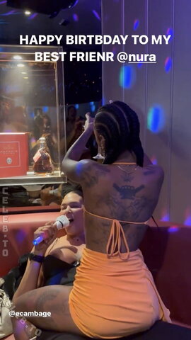 Liz Cambage & Nura Lapdance