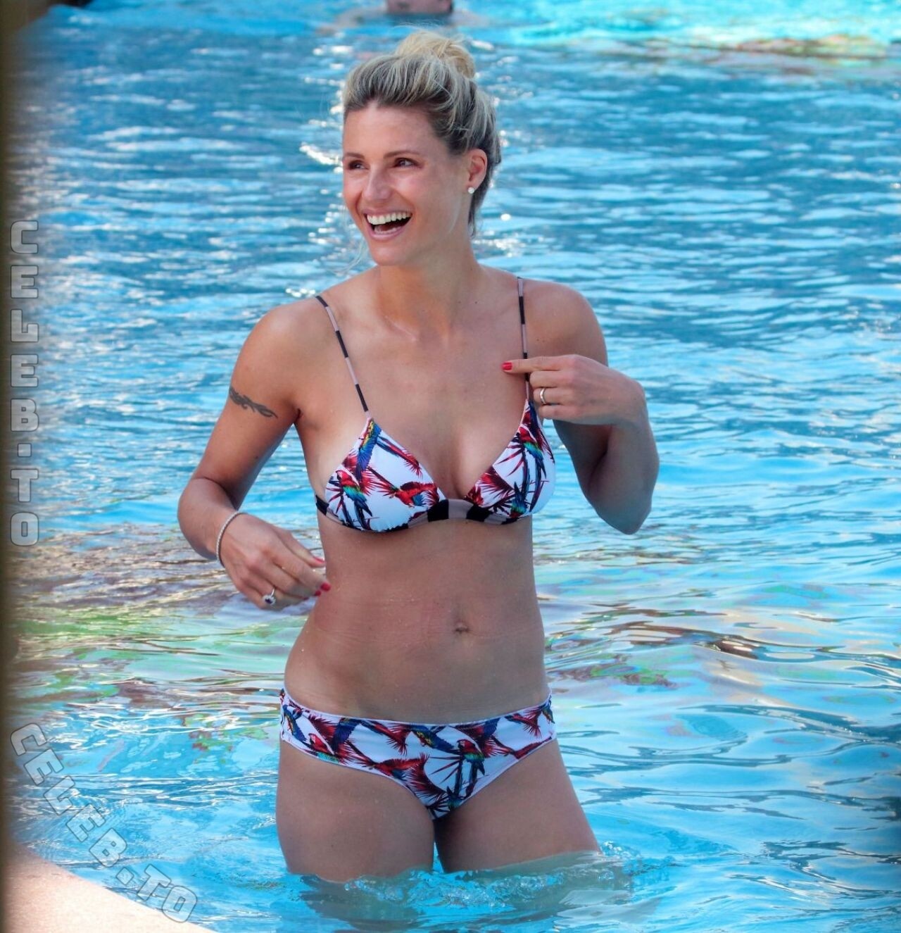 Michelle Hunziker nude photo 2