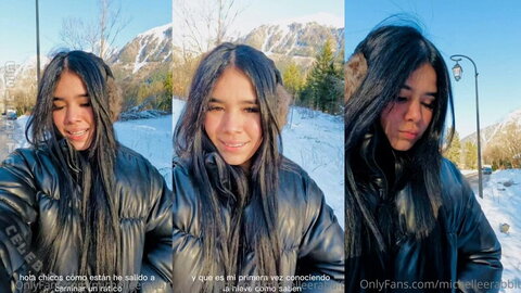 Michelle Rabbit Blowjob And Sex In The Snow