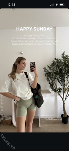 Paula Doeringer – Insta story from the gym 🍑💦