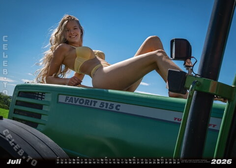 Paulas Landleben – Calendar page for July