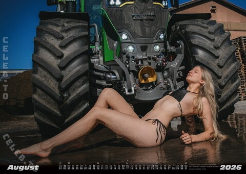 Paulas Landleben – Calendar page for August