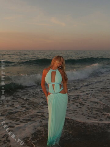 Payton Ramolla – Insta 10.06.2026 Turquoise Dress