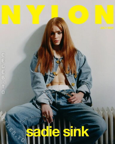 Sadie Sink appeared in NYLON Magazine July 2026