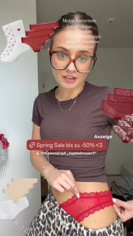 Sophie Breuer – Again something new in the thong