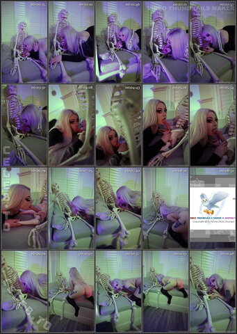 Sp00pybeans – Skeleton blowjob