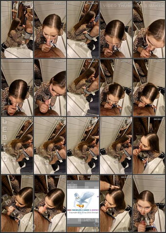 Titty Cat – Public blowjob in the changing room