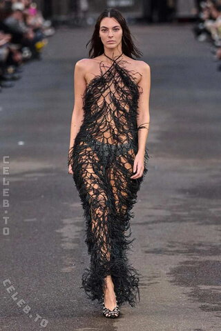 Vittoria Ceretti - The Attico SPRING 2024 READY-TO-WEAR #seethrough