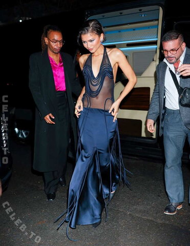 Zendaya arrived at The Drama screening dinner in New York City, April 2026