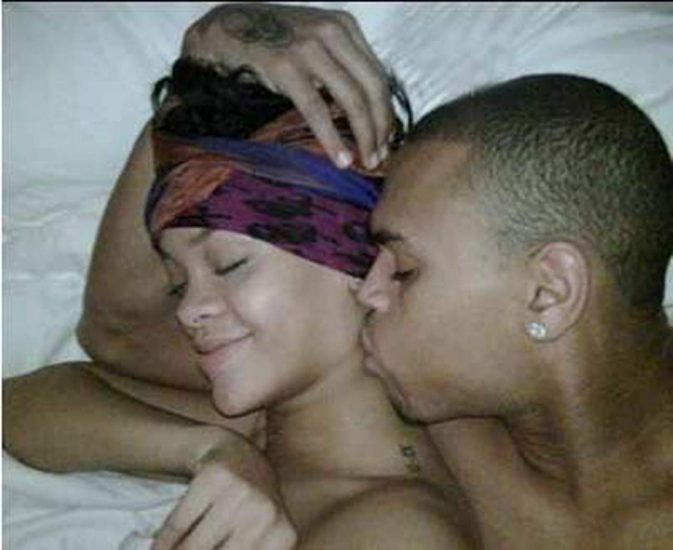 Rihanna nude with Chris Brown