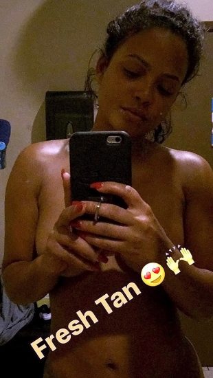 Christina Milian naked boobs