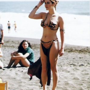 Carrie Fisher sexy as Laia