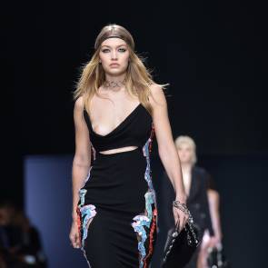 gigi hadid walking