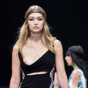 gigi hadid versace milan