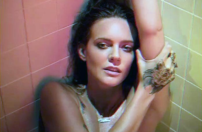 Tove Lo nude laying down