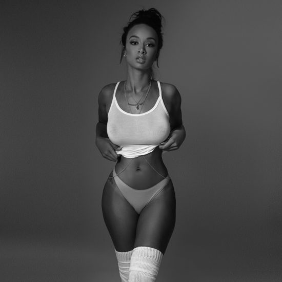 draya michele naked under thin shirt