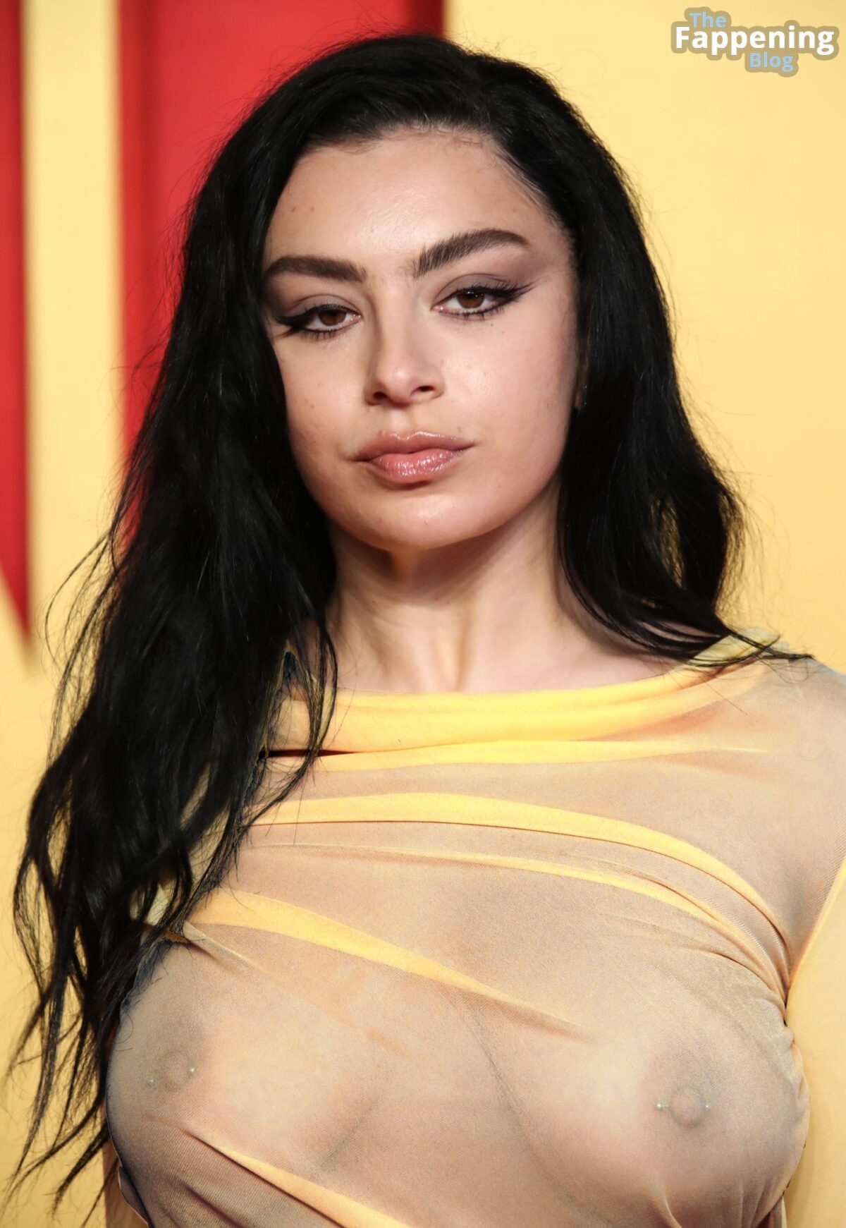 Charli XCX Displays Her Nude Tits at the 2024 Vanity Fair Oscar Party (22 Photos)