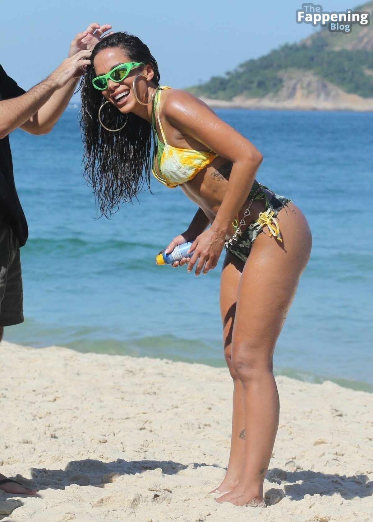 Anitta Dazzles in a Bikini Shoot at Grumari Beach (105 Photos)