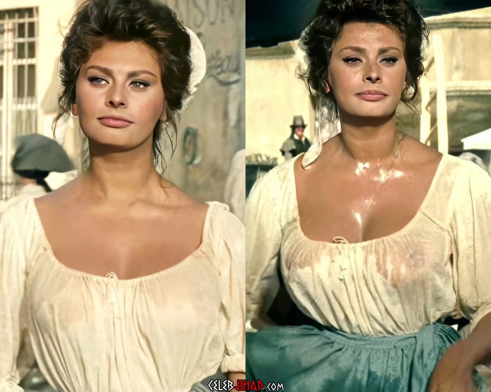 Sophia Loren Nude See Thru Scenes From “Madame” In 4K