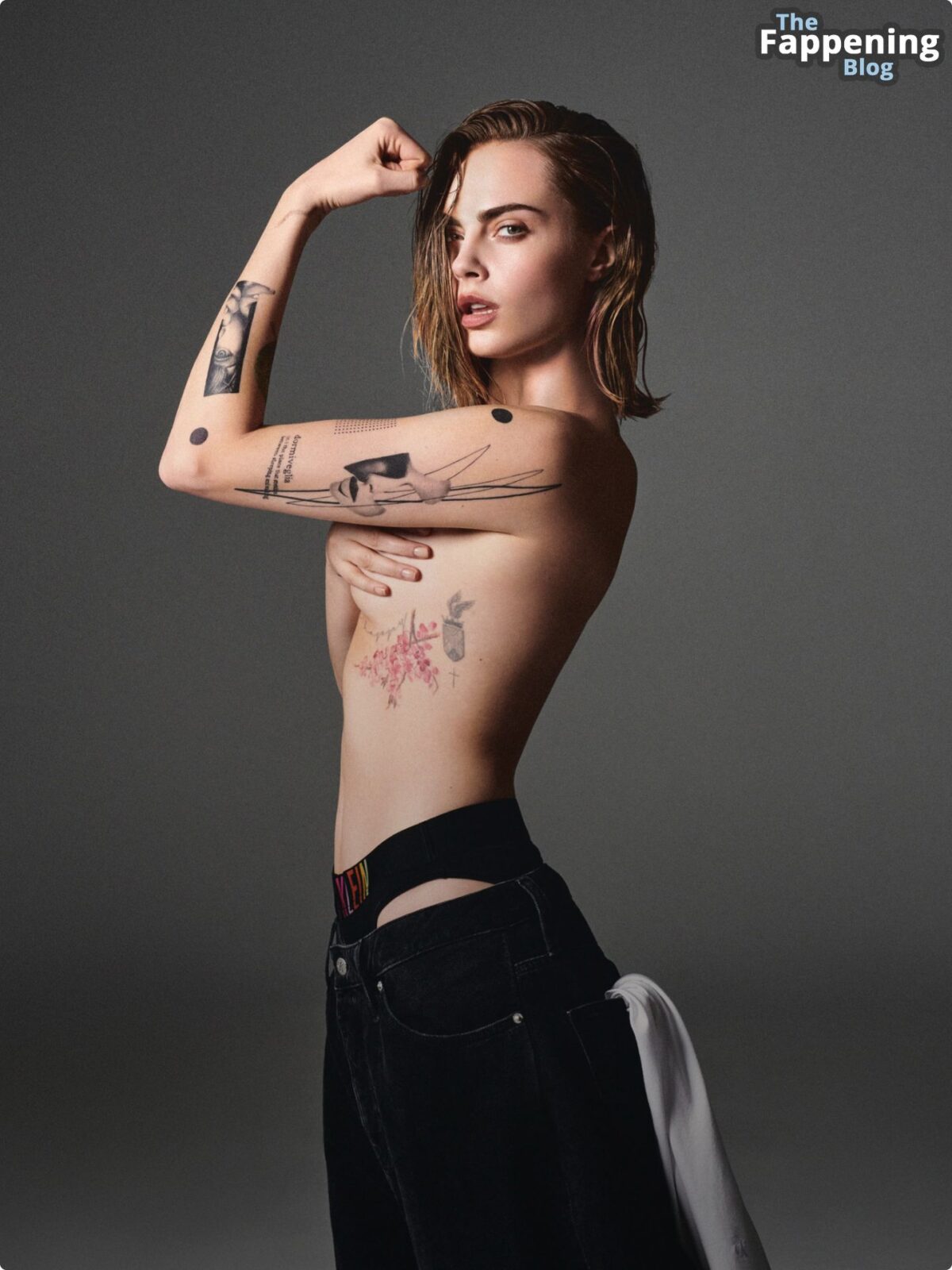 Cara Delevingne Sexy & Topless – Calvin Klein Pride Campaign (8 Photos)