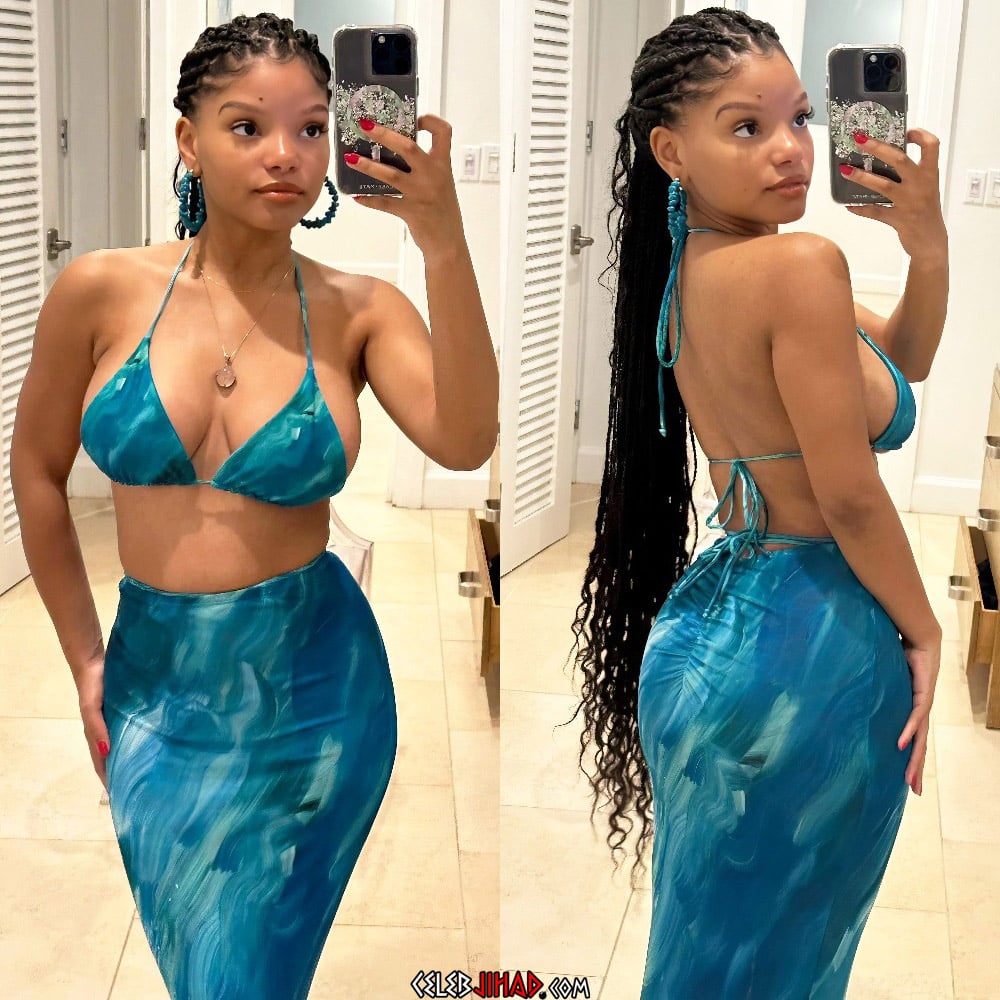 Halle Bailey Nude Jump Scare TikTok