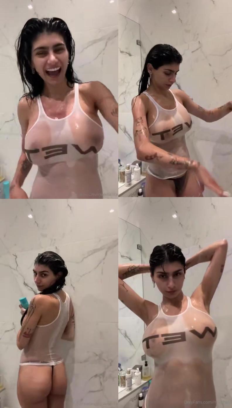 Mia Khalifa Nude Wet Tank Top OnlyFans Video Leaked – Influencers GoneWild  – TheFappening