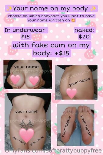 softbrattypuppyfree Nude Leaks OnlyFans Photo 11