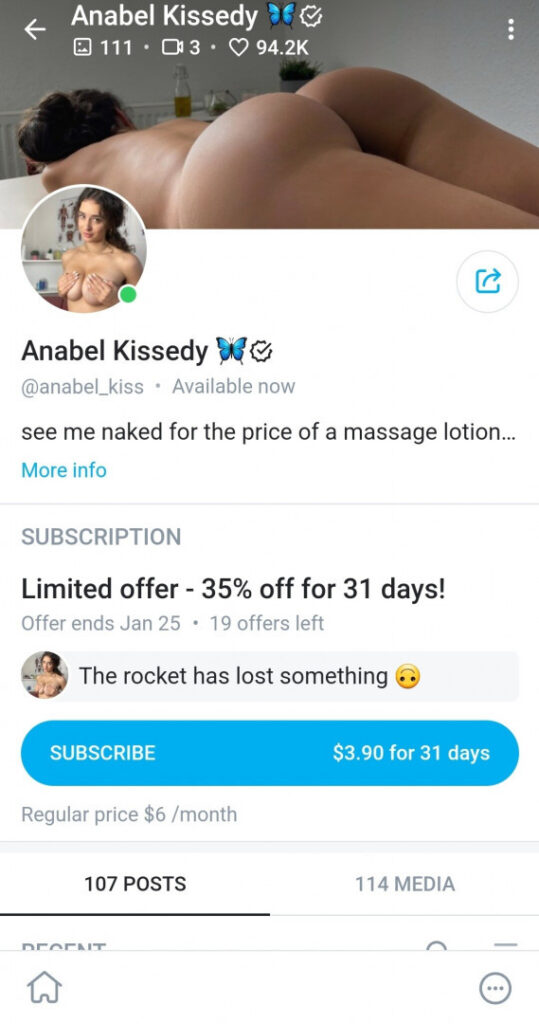 OnlyFans – TikTok – Anabel_kiss or Anabel kissedy – Nude