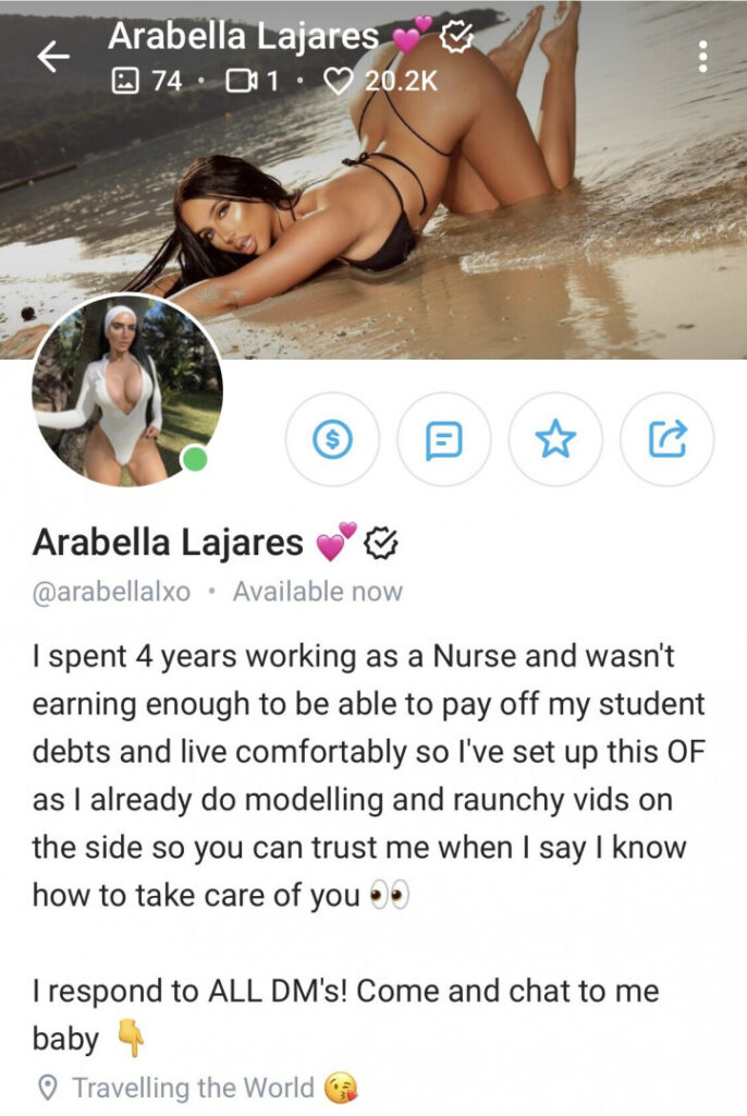 OnlyFans – Arabella Lajares – Nude