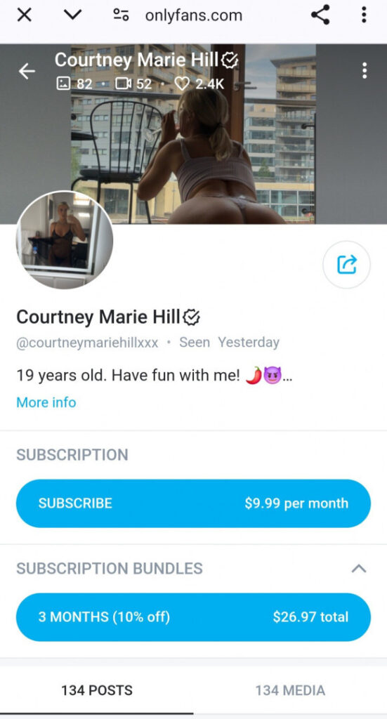 OnlyFans – Courtneymariehi | Courtneymariexxx | Courtneymariexo – Nude