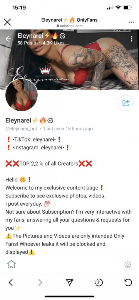 OnlyFans – Instagram – Eleynarei – Nude