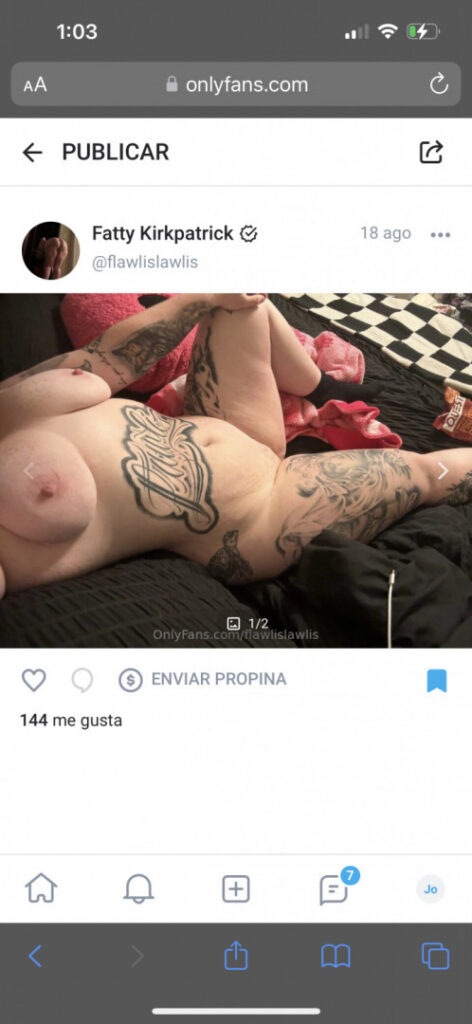 OnlyFans – TikTok – Flawlislawlis – Nude