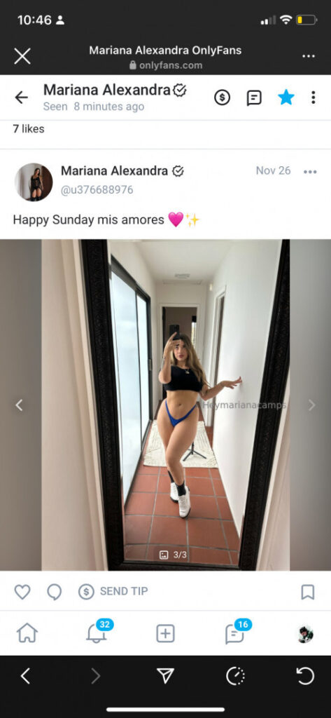 OnlyFans – T H I C C – heymarianacamps / Mariana Campos /  Mariana Alexandra – Nude