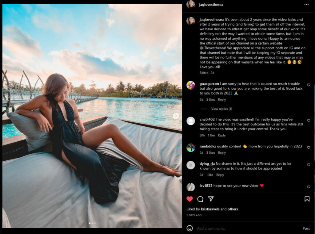 Instagram – Reddit – Asian – Jaqueline Tse / JTlovesthesea / jaqlovesthesea – Nude