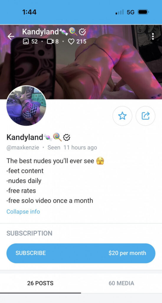 OnlyFans – Teen – Knz_kutie maxkenzie – Nude