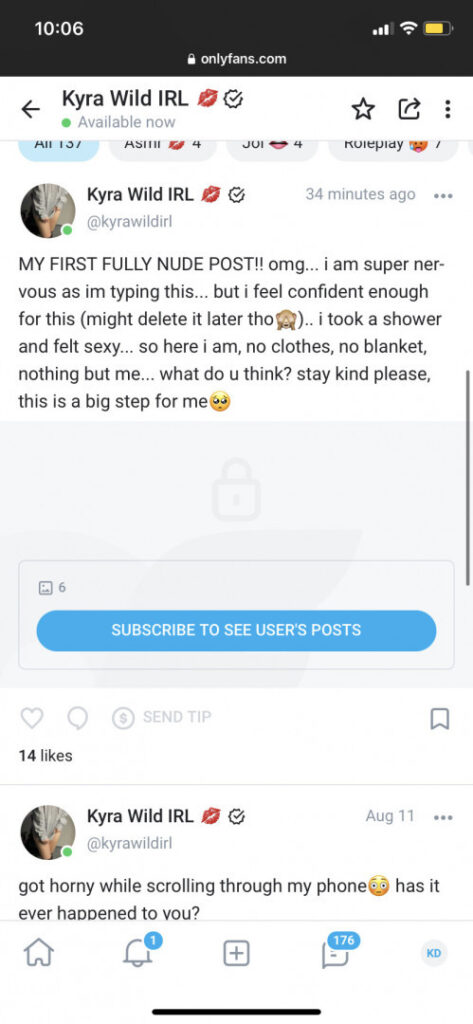OnlyFans – Kyra Wild – Nude
