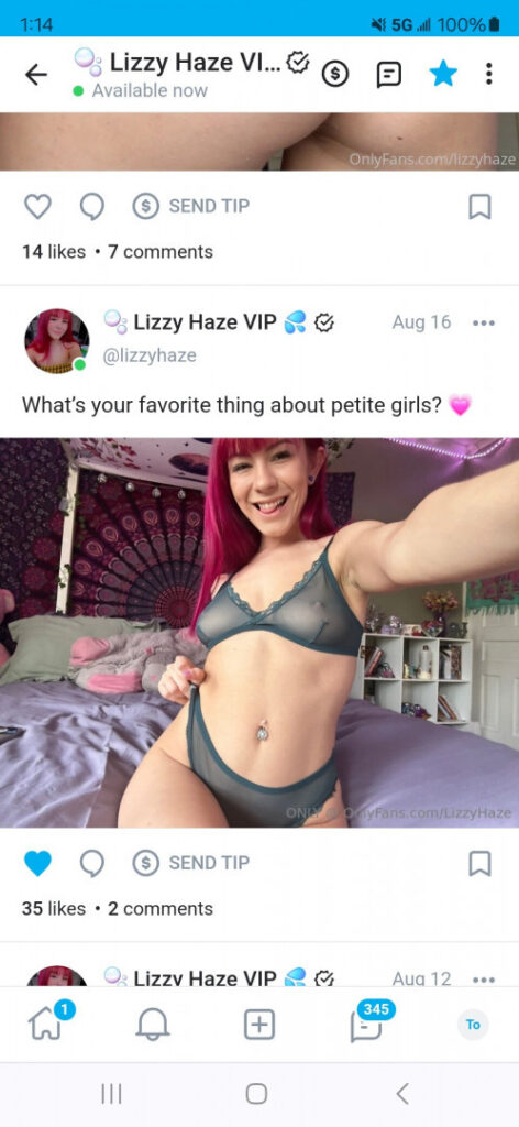 OnlyFans – Reddit – Lizzy Haze – lizzyhaze – Nude