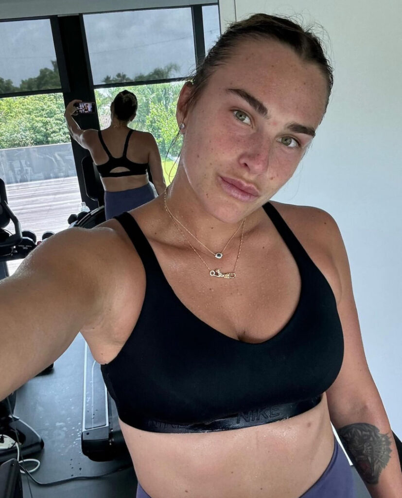 Celeb – Instagram – Aryna Sabalenka – Nude