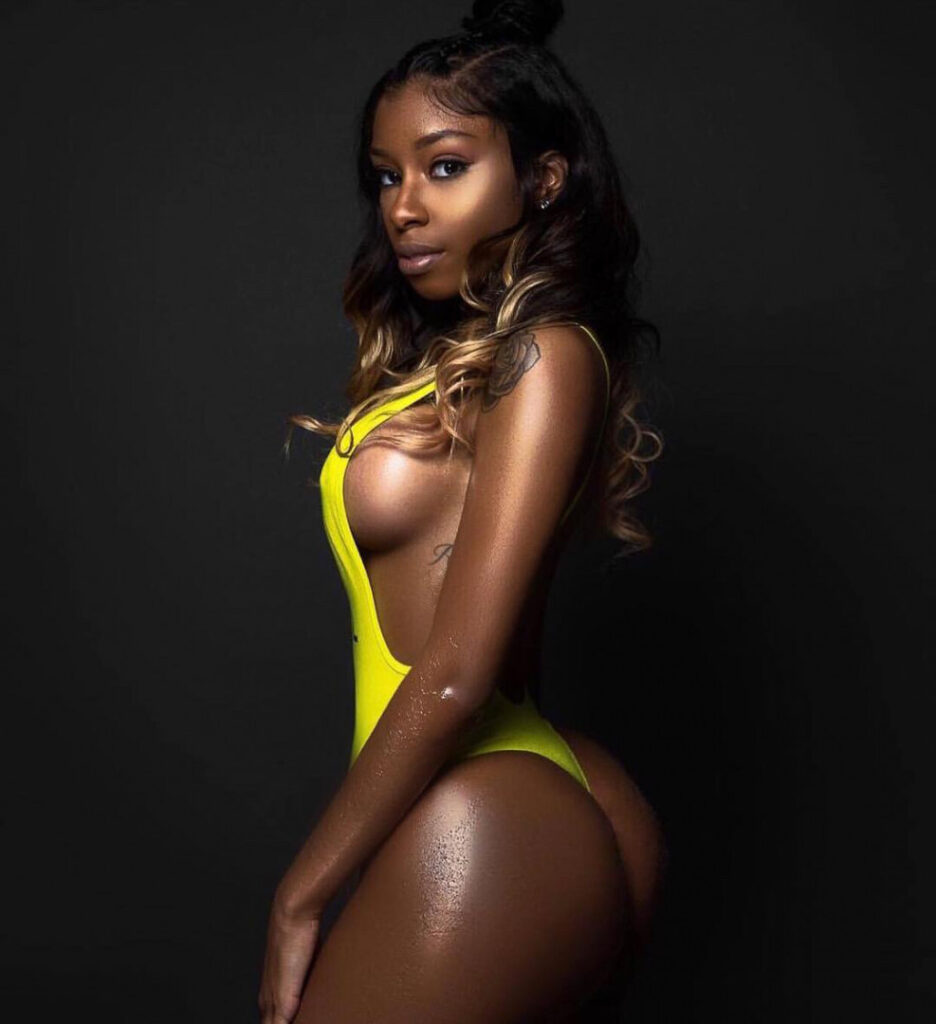 Instagram – T H I C C – Ebony – Ashley Burgos realamarie – Nude