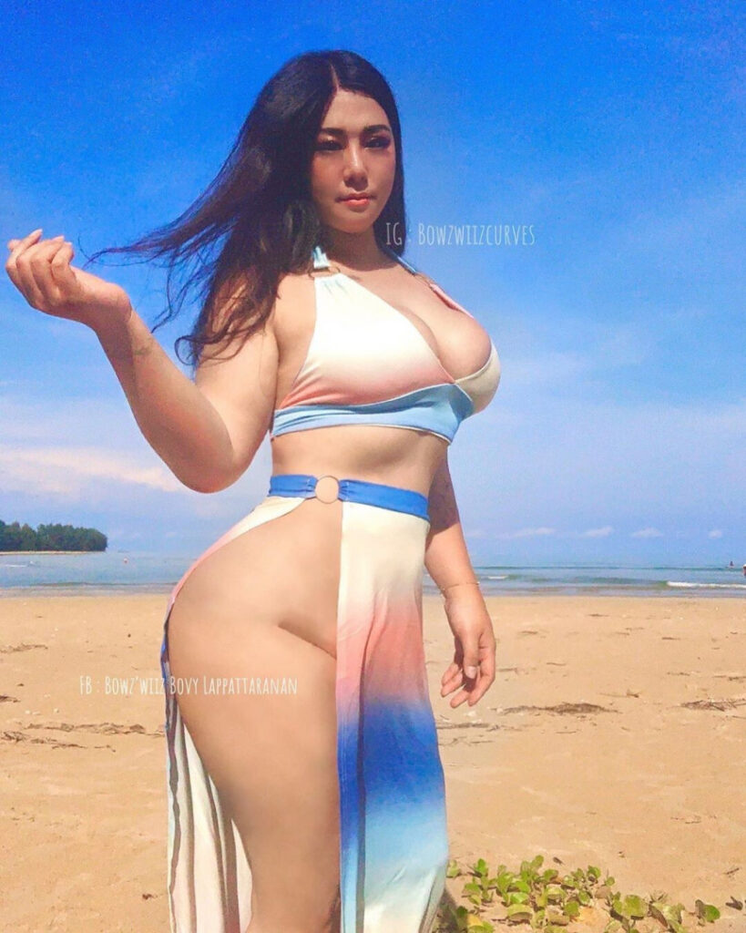 Instagram – T H I C C – Bowzwiiz – Nawaporn Lappattaranan – bowzwiizcurvess – Nude