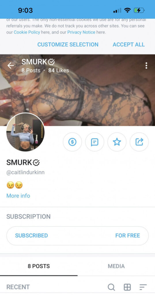 OnlyFans – Caitlin Durkin / Caitlindurkinn – Nude