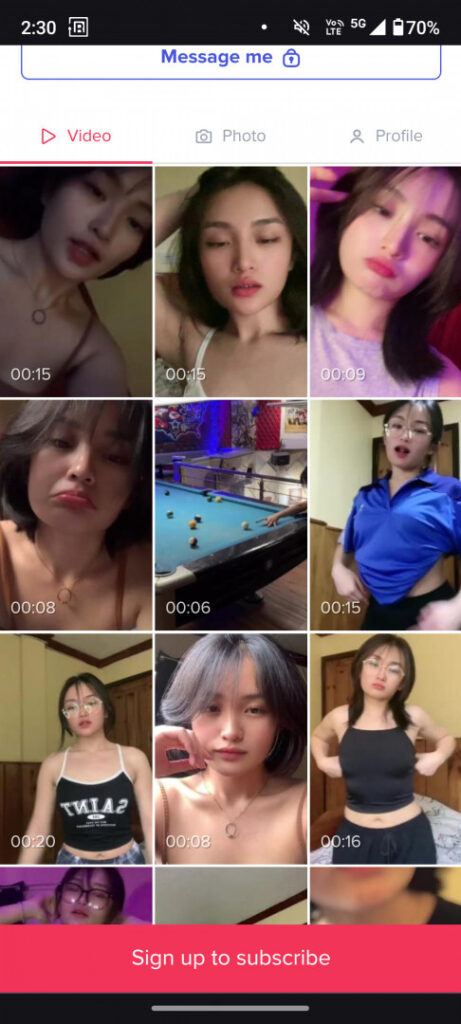 TikTok – Instagram – Asian – Chesca Ellatan/ @CSE.tn / – Nude