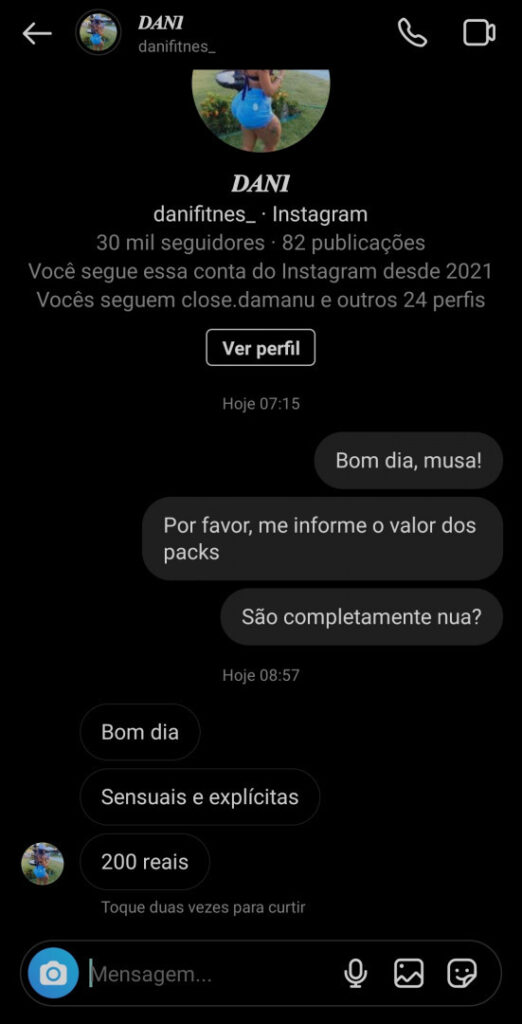 Pedido BR – Packs – Dani Fitnes – Nude Leaks