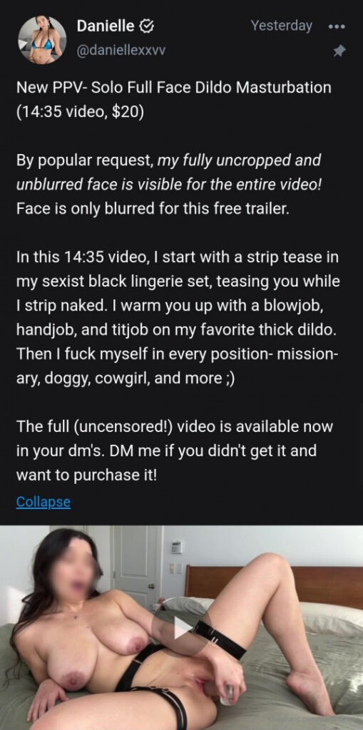 OnlyFans – Daniellexxvv – Nude