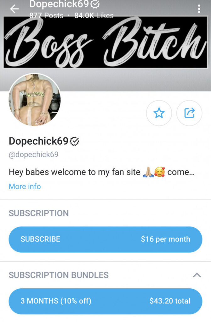 Dopechick69 – Nude