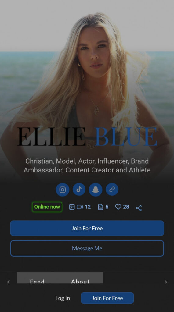 TikTok – Instagram – Ellie Blue / Ellie Blue Gregoria / Mariella Gregoria – Nude