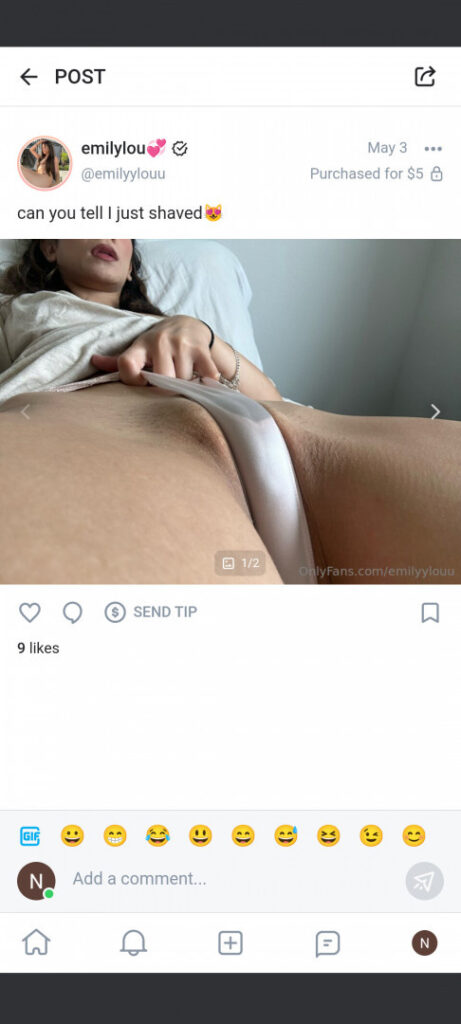 OnlyFans – TikTok – Emily lou/ Emilyylouu/Emilyylouu1 – Nude