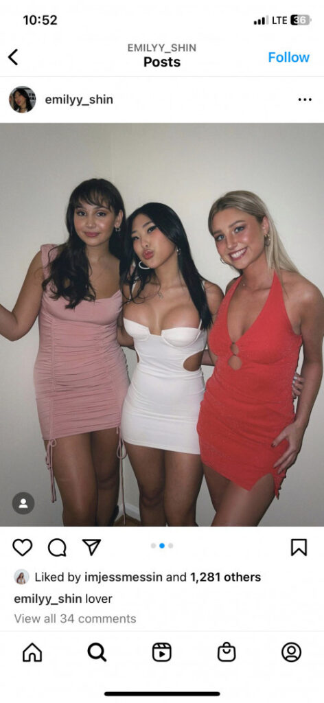 TikTok – Instagram – Asian – Emily Shin @emilyy_shin @emilyyshin – Nude