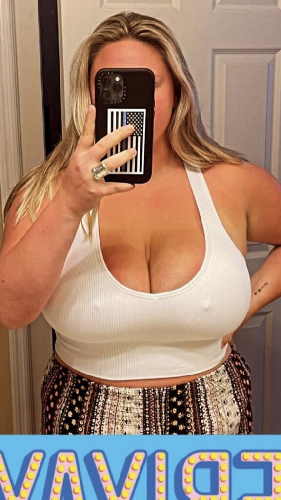 Instagram – T H I C C – Emma Burzynski.  Thicc/huge tits young blonde – Nude