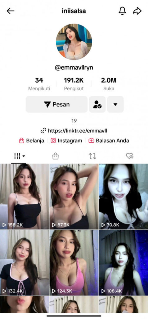 TikTok – Instagram – Indonesian – emmavllryn – Nude Leaks